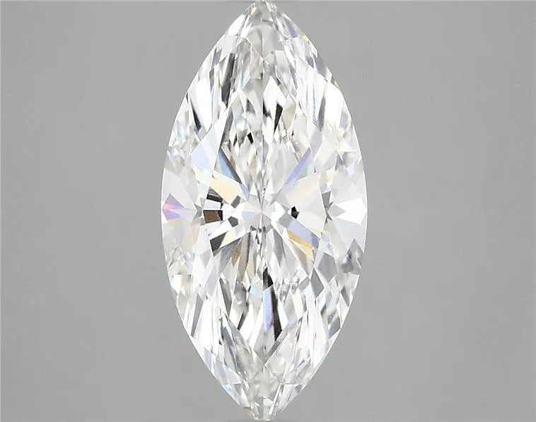2.53ct Marquise Lab Grown Diamond (Colour E, Clarity VVS2, IGI Certified)