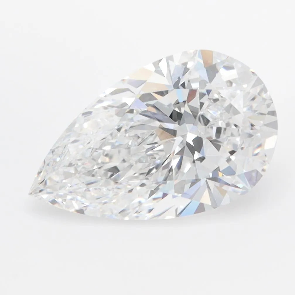 2.53ct Pear Lab Grown Diamond (Colour D, Clarity VVS1, IGI Certified)
