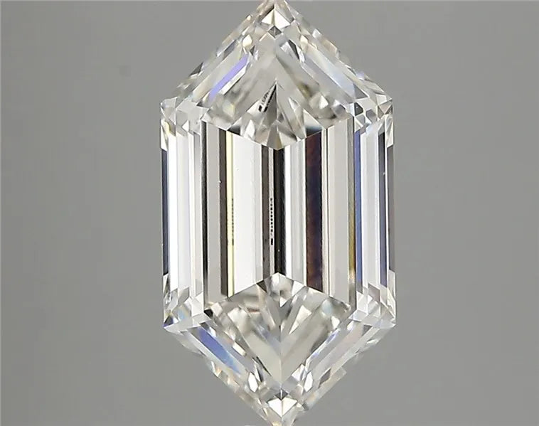 2.54ct Hexagonal Lab Grown Diamond (Colour F, Clarity VVS2, IGI Certified)