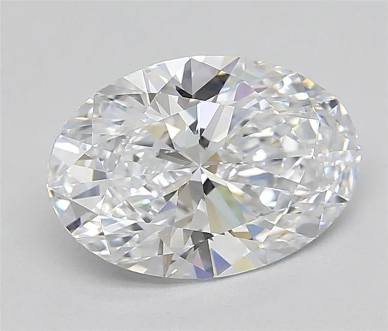 2.54ct Oval Lab Grown Diamond (Colour D, Clarity FL, IGI Certified)