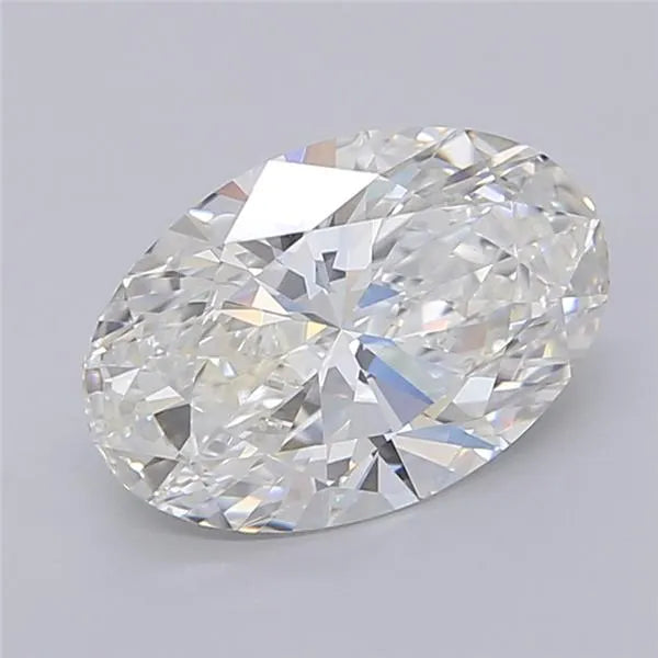 2.54ct Oval Lab Grown Diamond (Colour F, Clarity VVS2, IGI Certified)