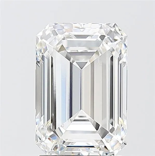 2.55ct Emerald Lab Grown Diamond (Colour F, Clarity VVS2, IGI Certified)