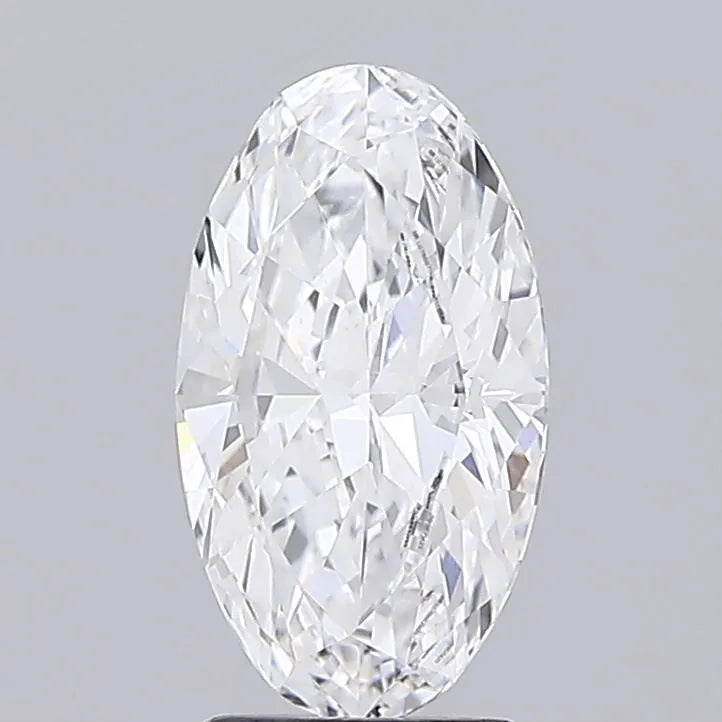 2.55ct Oval Lab Grown Diamond (Colour D, Clarity VVS2, IGI Certified)