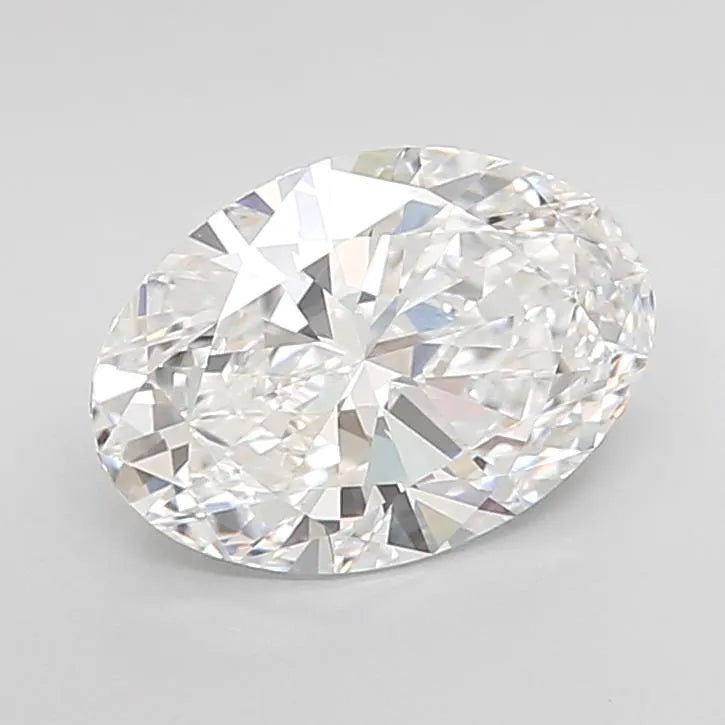 2.55ct Oval Lab Grown Diamond (Colour E, Clarity VVS2, IGI Certified)