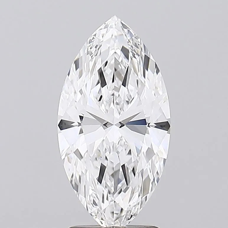 2.56ct Marquise Lab Grown Diamond (Colour D, Clarity FL, Cut EX, IGI Certified)