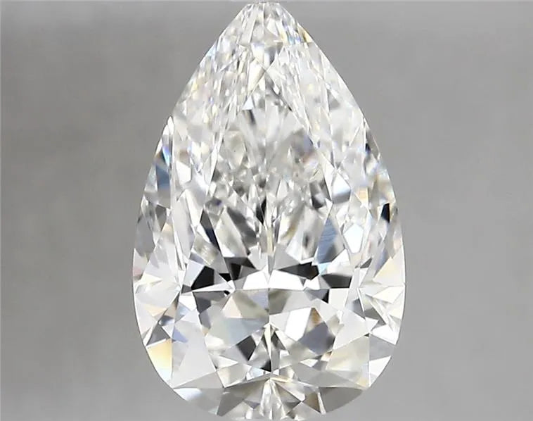 2.57ct Pear Lab Grown Diamond (Colour G, Clarity VVS2, IGI Certified)