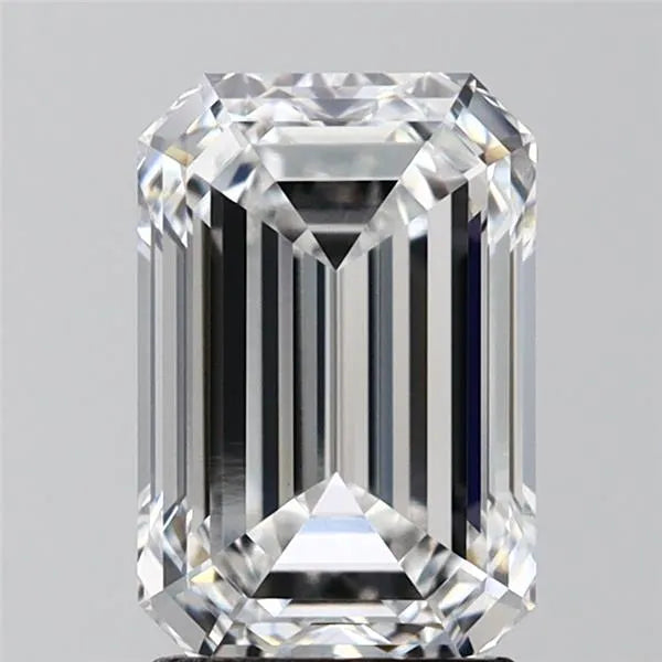 2.58ct Emerald Lab Grown Diamond (Colour E, Clarity VVS2, IGI Certified)