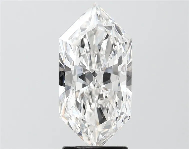 2.58ct Hexagonal Lab Grown Diamond (Colour E, Clarity VS1, IGI Certified)