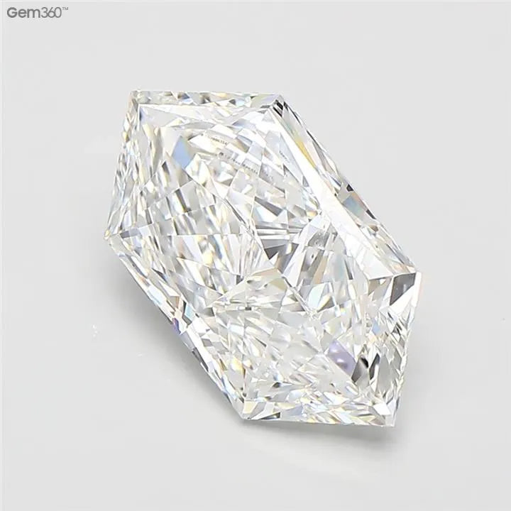 2.61ct Hexagonal Lab Grown Diamond (Colour D, Clarity VVS2, IGI Certified)