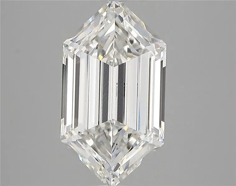 2.68ct Hexagonal Lab Grown Diamond (Colour F, Clarity VVS2, IGI Certified)
