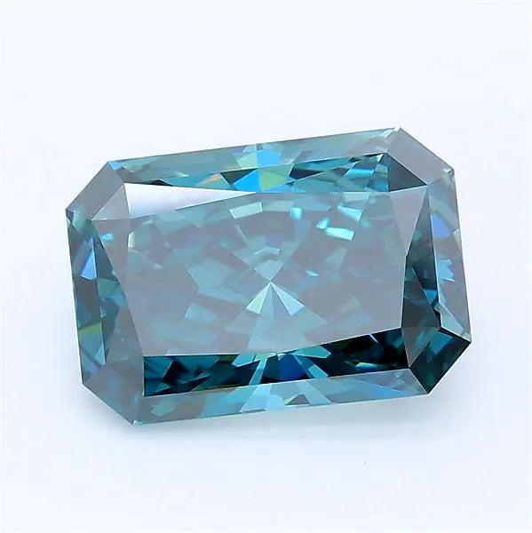 2.70ct Radiant Lab Grown Diamond (Colour Fancy Vivid Blue, Clarity VVS2, IGI Certified)