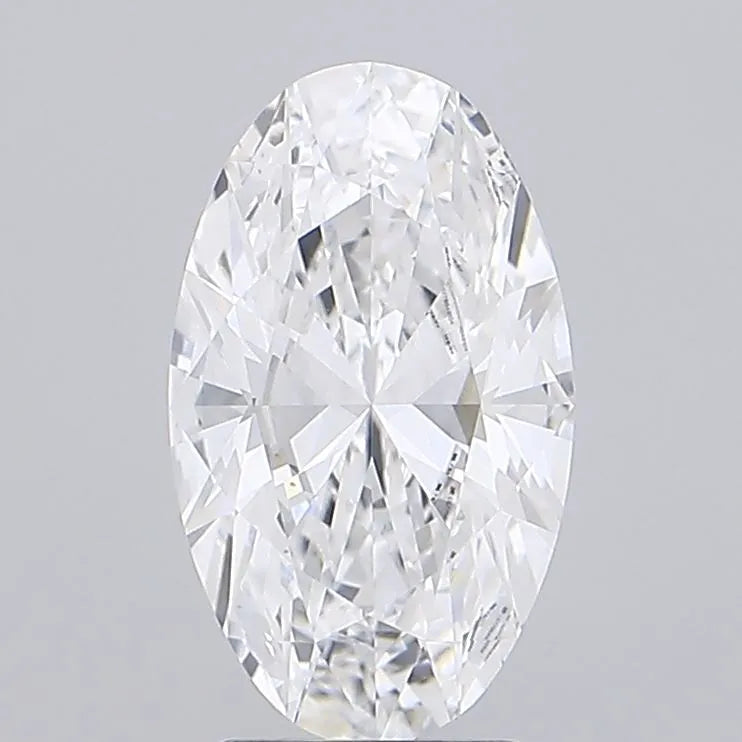2.71ct Oval Lab Grown Diamond (Colour D, Clarity VVS1, IGI Certified)