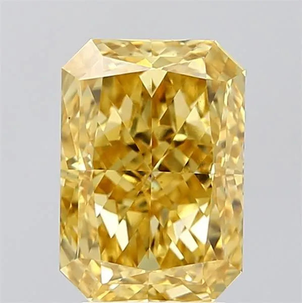 2.71ct Radiant Lab Grown Diamond (Colour Fancy Intense Yellow, Clarity VS1, IGI Certified)