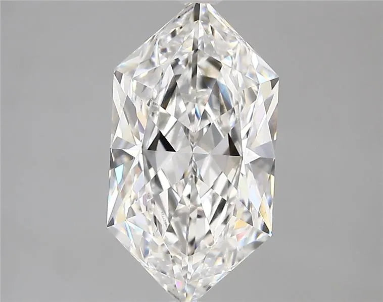 2.76ct Hexagonal Lab Grown Diamond (Colour E, Clarity VVS2, IGI Certified)