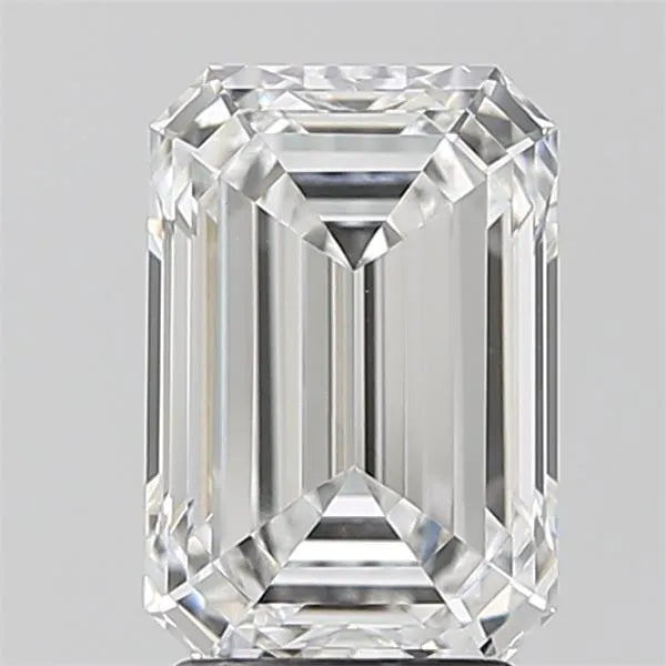 2.77ct Emerald Lab Grown Diamond (Colour D, Clarity VVS2, IGI Certified)