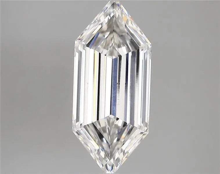 2.84ct Hexagonal Lab Grown Diamond (Colour F, Clarity VVS2, IGI Certified)