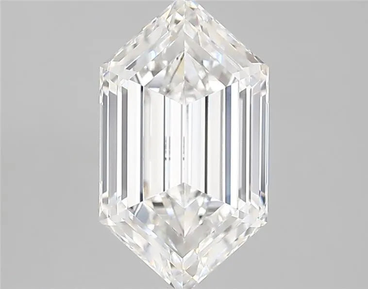 2.85ct Hexagonal Lab Grown Diamond (Colour E, Clarity VVS2, IGI Certified)