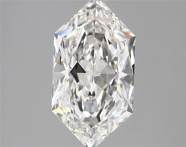 2.87ct Hexagonal Lab Grown Diamond (Colour E, Clarity VVS2, IGI Certified)