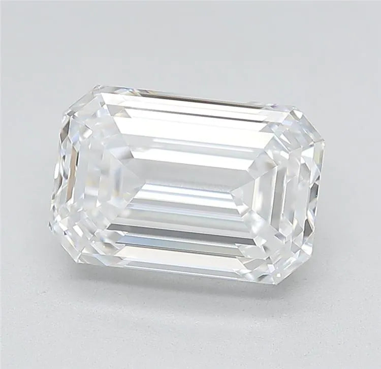 2.90ct Emerald Lab Grown Diamond (Colour D, Clarity VVS2, Cut EX, IGI Certified)