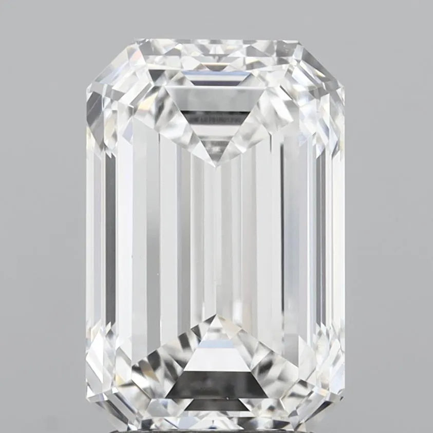 2.90ct Emerald Lab Grown Diamond (Colour E, Clarity VVS1, IGI Certified)