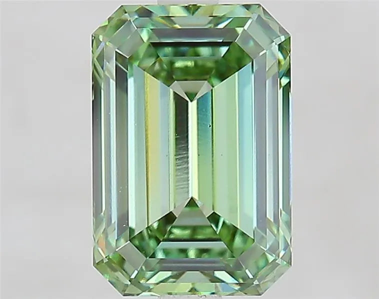 2.90ct Emerald Lab Grown Diamond (Colour Fancy Vivid Green, Clarity VS1, IGI Certified)