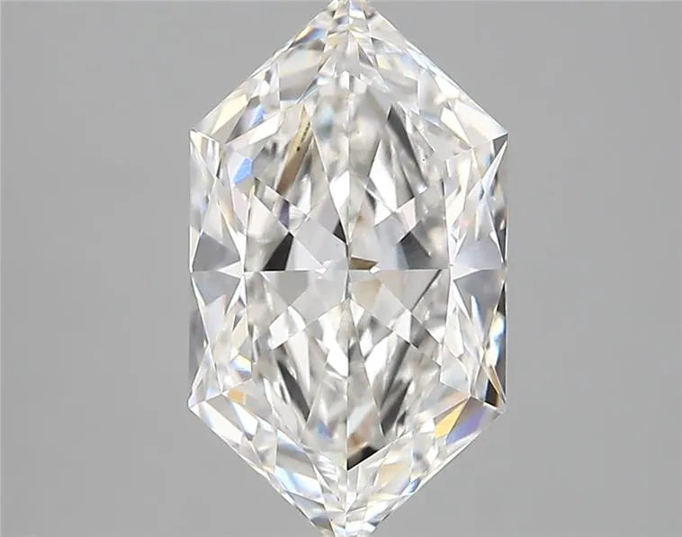 2.91ct Hexagonal Lab Grown Diamond (Colour F, Clarity VS1, IGI Certified)