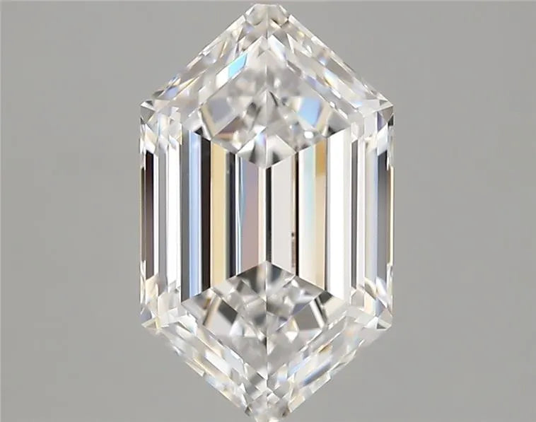 2.92ct Hexagonal Lab Grown Diamond (Colour D, Clarity VVS1, IGI Certified)
