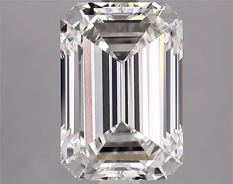 2.98ct Emerald Lab Grown Diamond (Colour F, Clarity VVS2, IGI Certified)