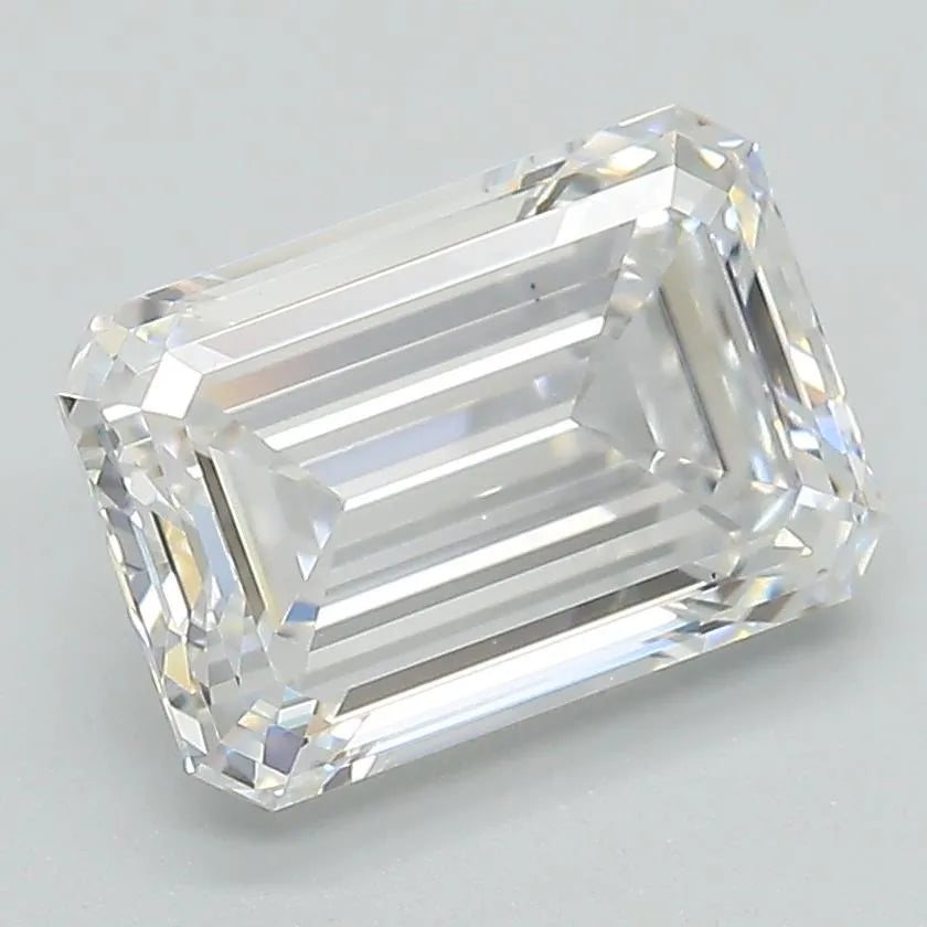 2.99ct Emerald Lab Grown Diamond (Colour E, Clarity VS2, GIA Certified)