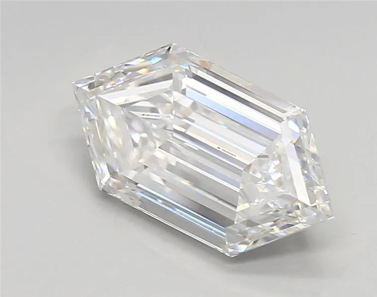 2.99ct Hexagonal Lab Grown Diamond (Colour E, Clarity VVS2, IGI Certified)