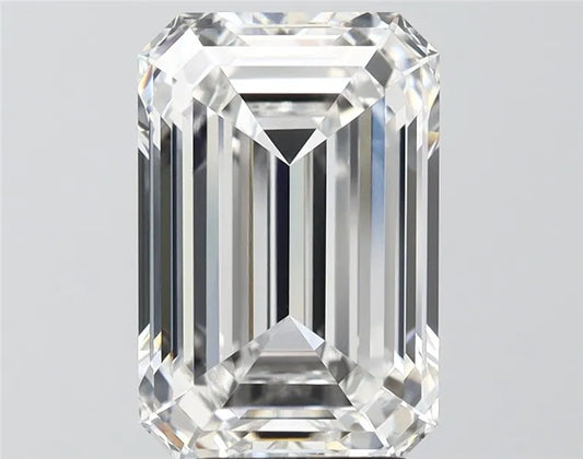 5.07ct Emerald Lab Grown Diamond (Colour F, Clarity VVS2, IGI Certified)