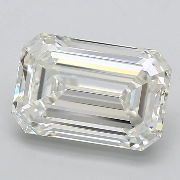 3.23ct Emerald Lab Grown Diamond (Colour G, Clarity VVS2, IGI Certified)