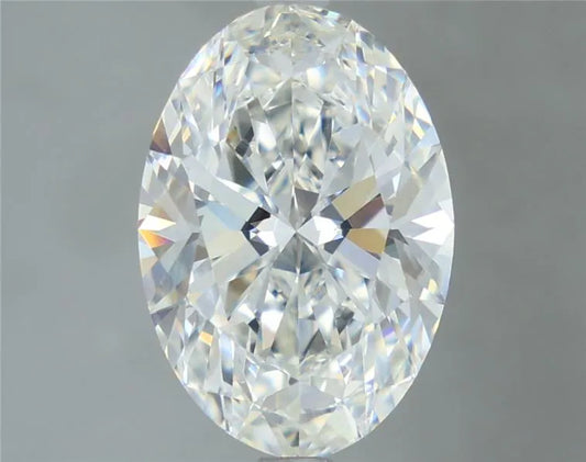 4.00ct Oval Lab Grown Diamond (Colour G, Clarity VVS2, Cut EX, IGI Certified)