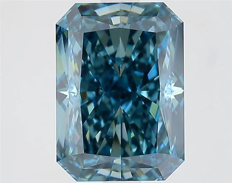 2.67ct Radiant Lab Grown Diamond (Colour Fancy Deep Blue, Clarity VS1, IGI Certified)
