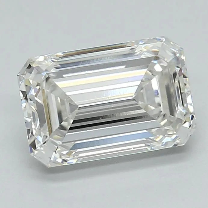 2.13ct Emerald Lab Grown Diamond (Colour G, Clarity VVS2, IGI Certified)