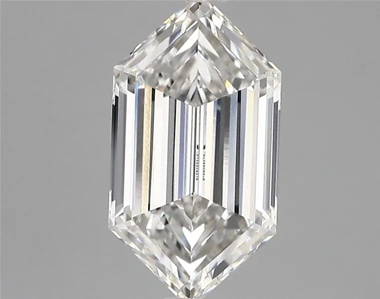 2.05ct Hexagonal Lab Grown Diamond (Colour F, Clarity VVS2, IGI Certified)