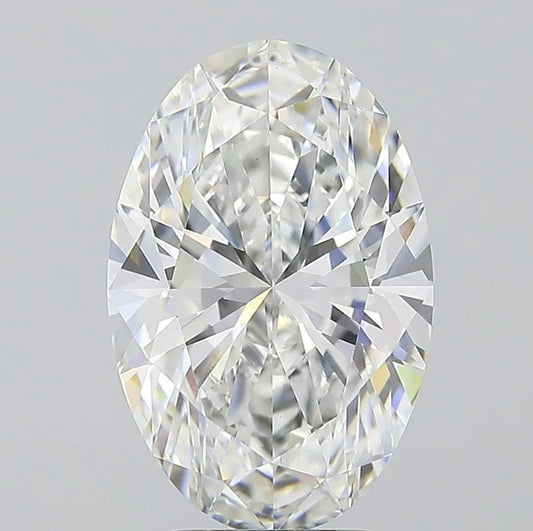 3.53ct Oval Lab Grown Diamond (Colour F, Clarity VVS2, IGI Certified)