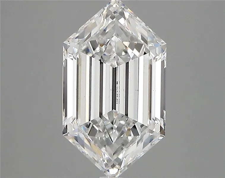 2.74ct Hexagonal Lab Grown Diamond (Colour E, Clarity VS1, IGI Certified)