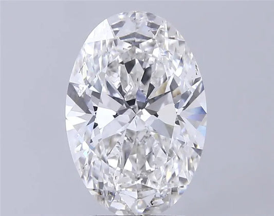 3.53ct Oval Lab Grown Diamond (Colour F, Clarity VVS2, IGI Certified)