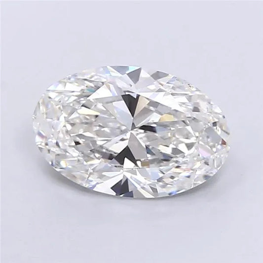 3.50ct Oval Lab Grown Diamond (Colour F, Clarity VVS2, IGI Certified)
