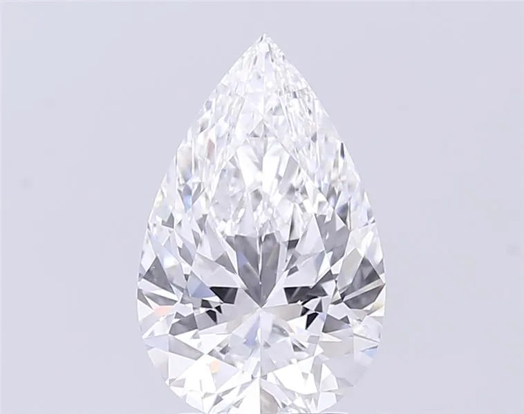 3.03ct Pear Lab Grown Diamond (Colour D, Clarity VVS2, IGI Certified)