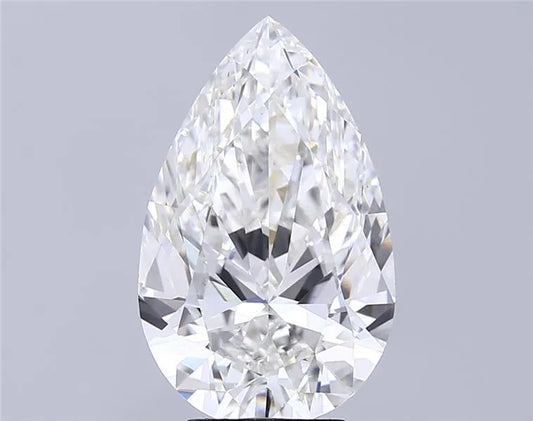 5.00ct Pear Lab Grown Diamond (Colour G, Clarity VS1, IGI Certified)