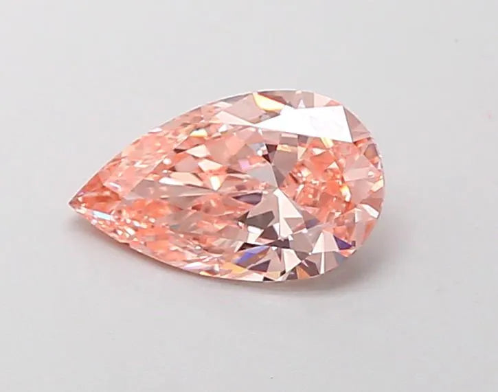 1.00ct Pear Lab Grown Diamond (Colour Fancy Intense Pink, Clarity VVS2, IGI Certified)