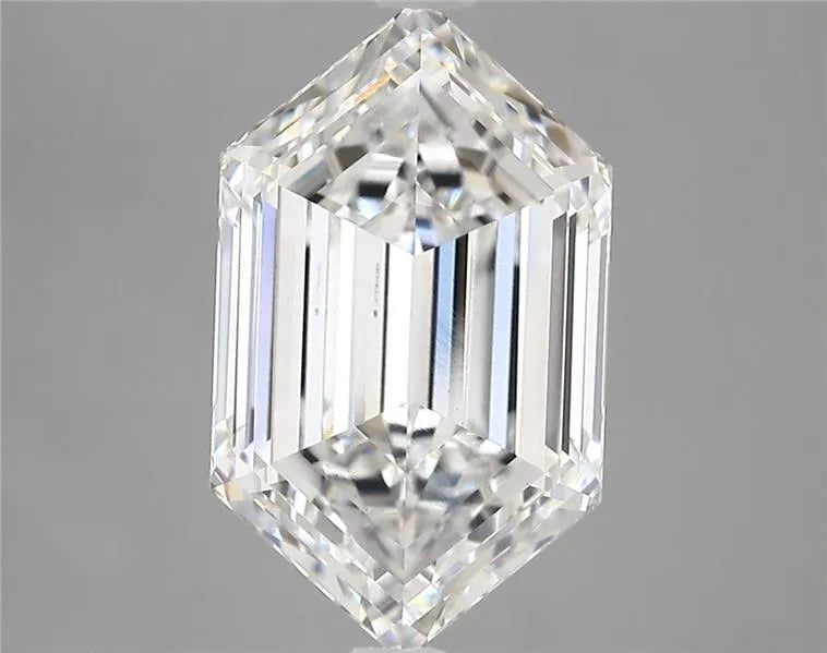 4.03ct Hexagonal Lab Grown Diamond (Colour E, Clarity VS1, IGI Certified)