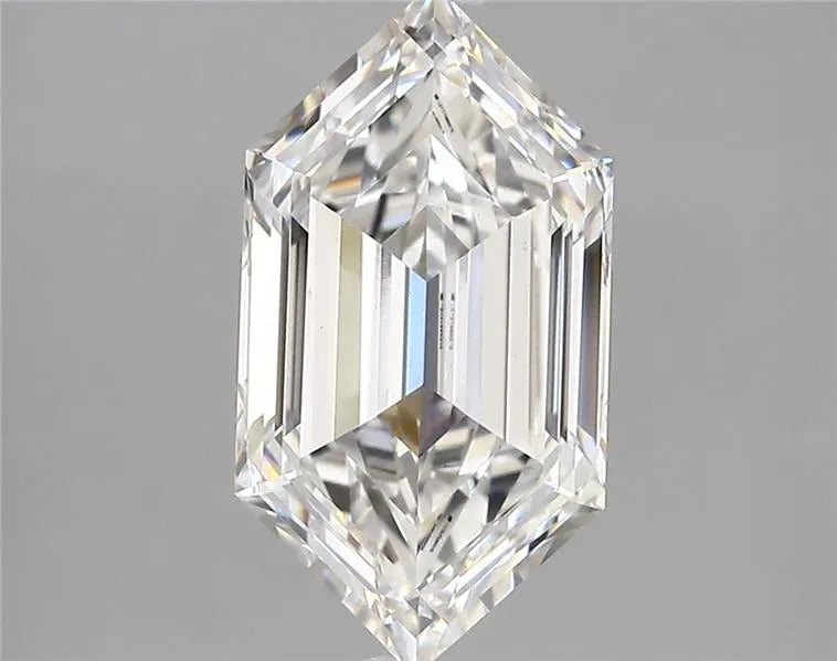3.06ct Hexagonal Lab Grown Diamond (Colour E, Clarity VVS2, IGI Certified)