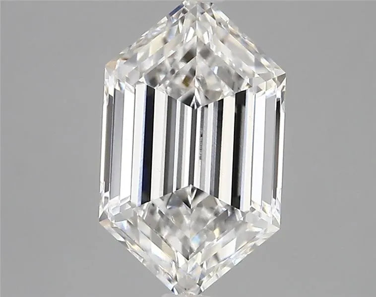 2.39ct Hexagonal Lab Grown Diamond (Colour E, Clarity VVS2, IGI Certified)