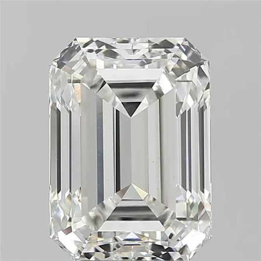 5.00ct Emerald Lab Grown Diamond (Colour H, Clarity VVS2, IGI Certified)