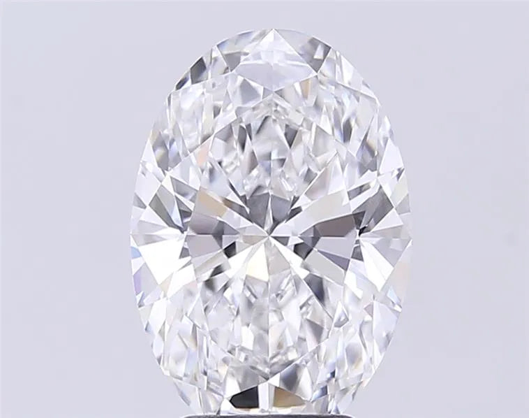 3.75ct Oval Lab Grown Diamond (Colour E, Clarity VVS2, GIA Certified)