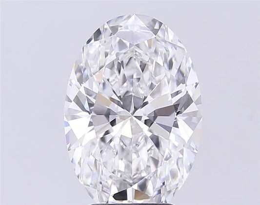3.75ct Oval Lab Grown Diamond (Colour E, Clarity VVS2, GIA Certified)