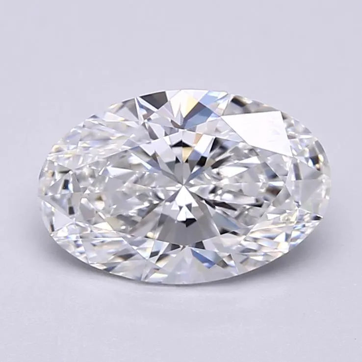 2.37ct Oval Lab Grown Diamond (Colour D, Clarity VS1, IGI Certified)